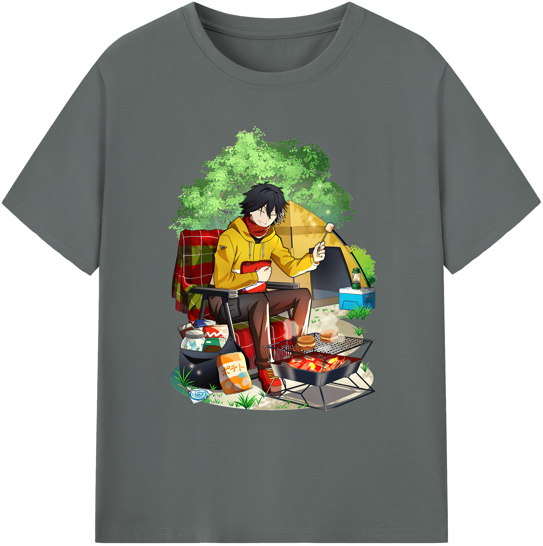 （画像用） 文豪ストレイドッグス Bungo Stray Dogs 綿100％ メンズ半袖Tシャツ｜肌触りやわらか＆通気性
